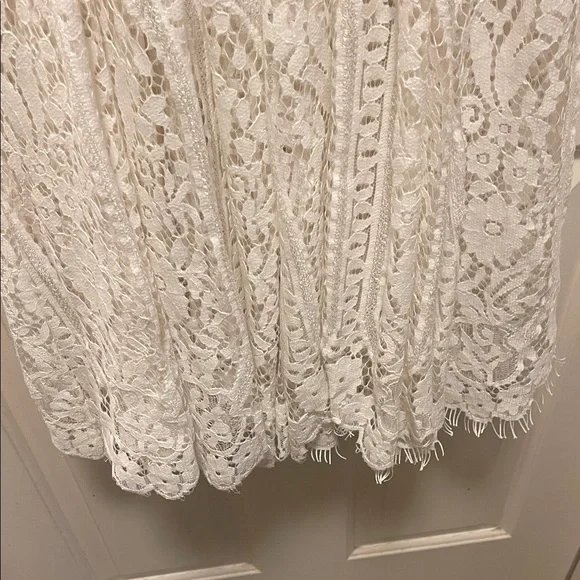 Free People Cream Lace Halter Dress - Picture 10 of 14